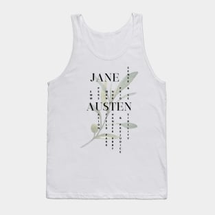 Jane Austen novels design Tank Top